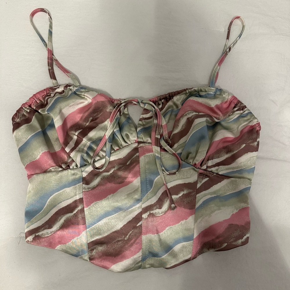 Multicolor Striped Camisole Top